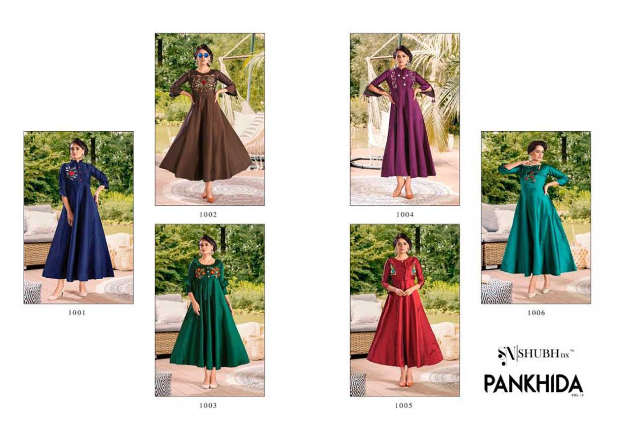 Pankhida Vol-2 Tapeta Satin Handwork Kurti Pankhida Vol-2 Tapeta Satin Handwork Kurti